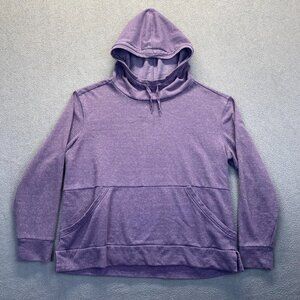 Champion Women's French Terry Hoodie, Size XL,Purple,Outdoor